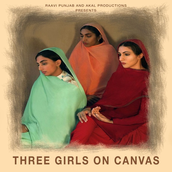 Three Girls On Canvas